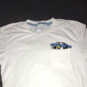 White adidas shirt